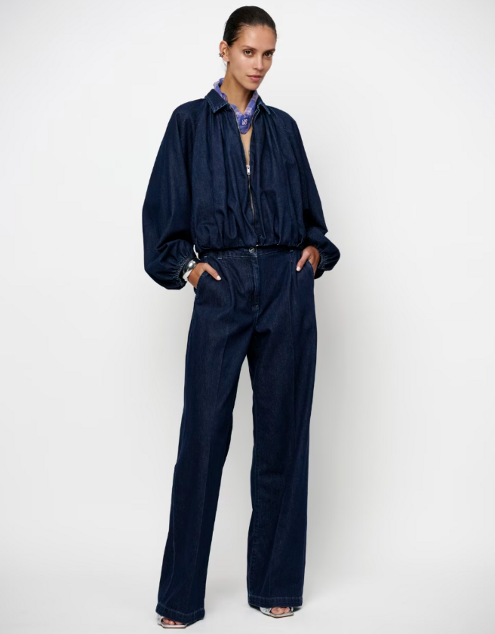 Dante 6 Jules Denim Smart Pants Dark Indigo