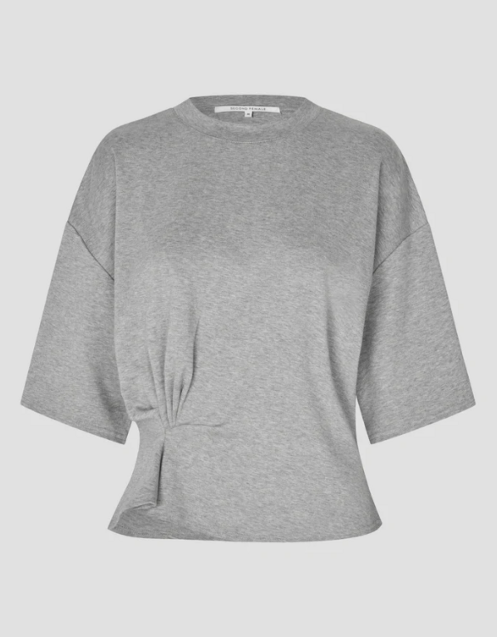 Second Female Missouri Tee Mid Grey Melange