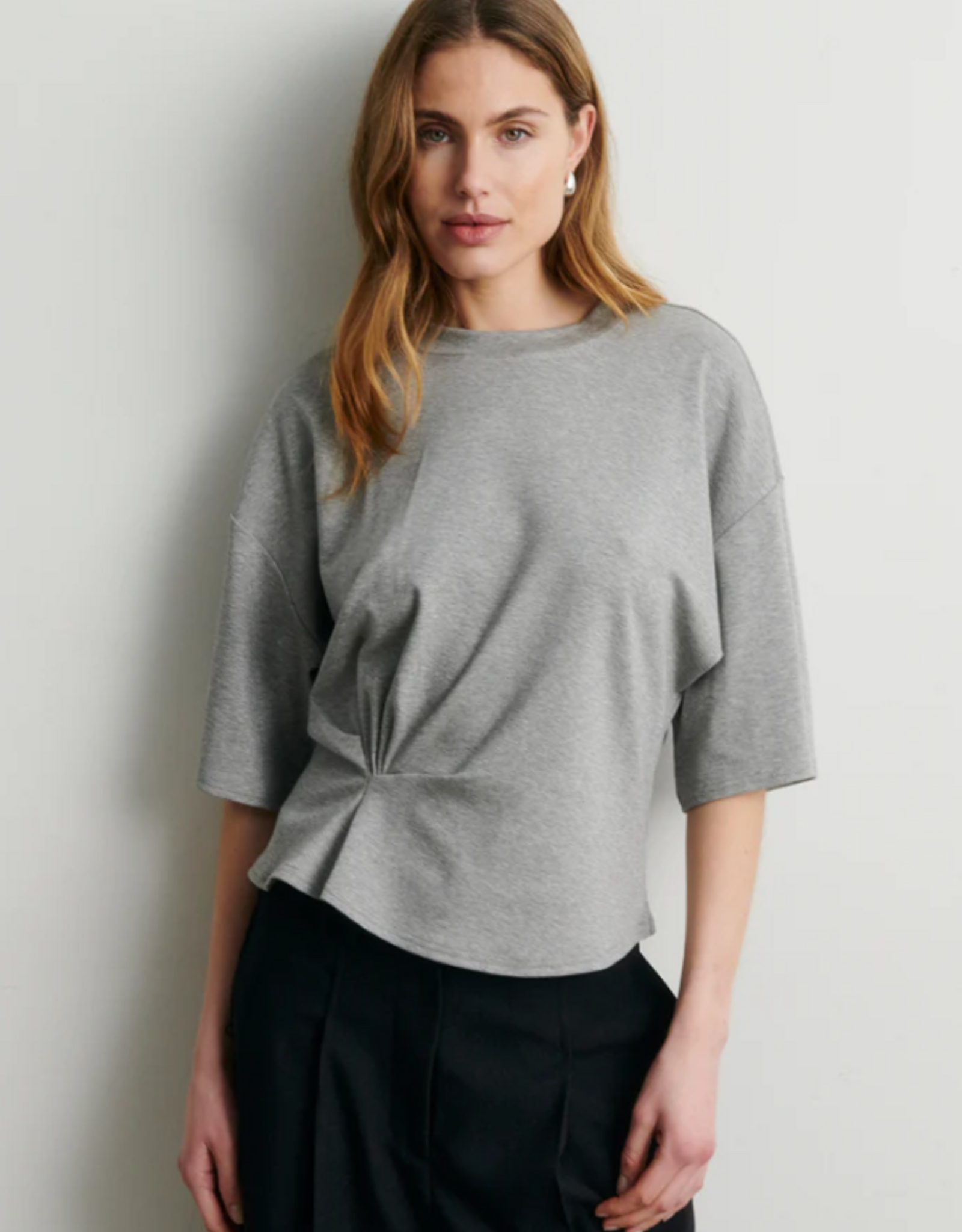 Second Female Missouri Tee Mid Grey Melange