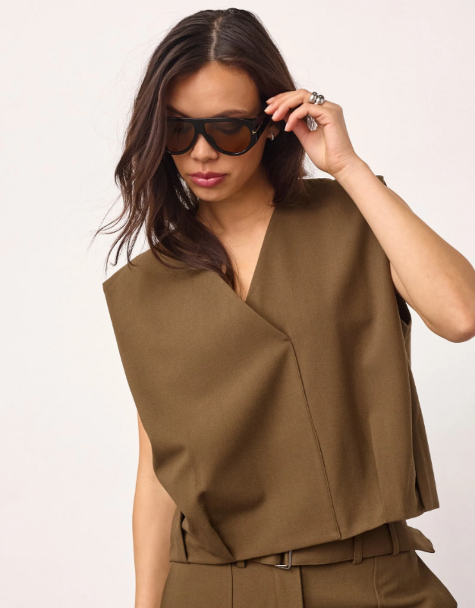 Co'Couture Amida V-Top Army