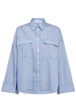 Co'Couture Anica LS Shirt Blue