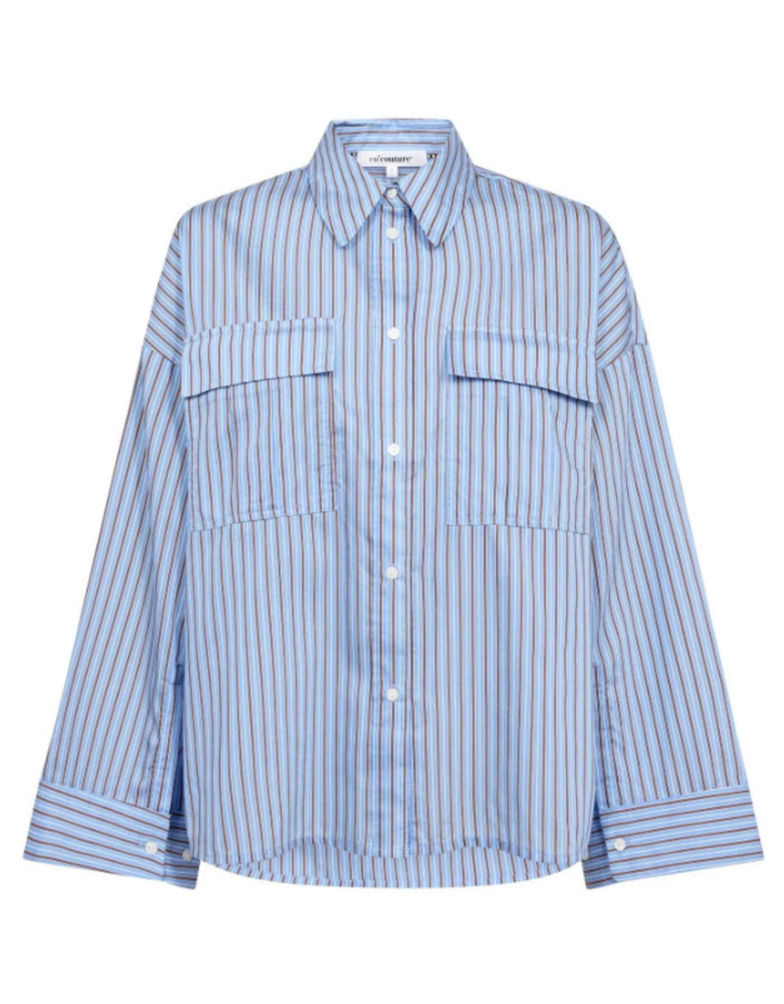 Co'Couture Anica LS Shirt Blue