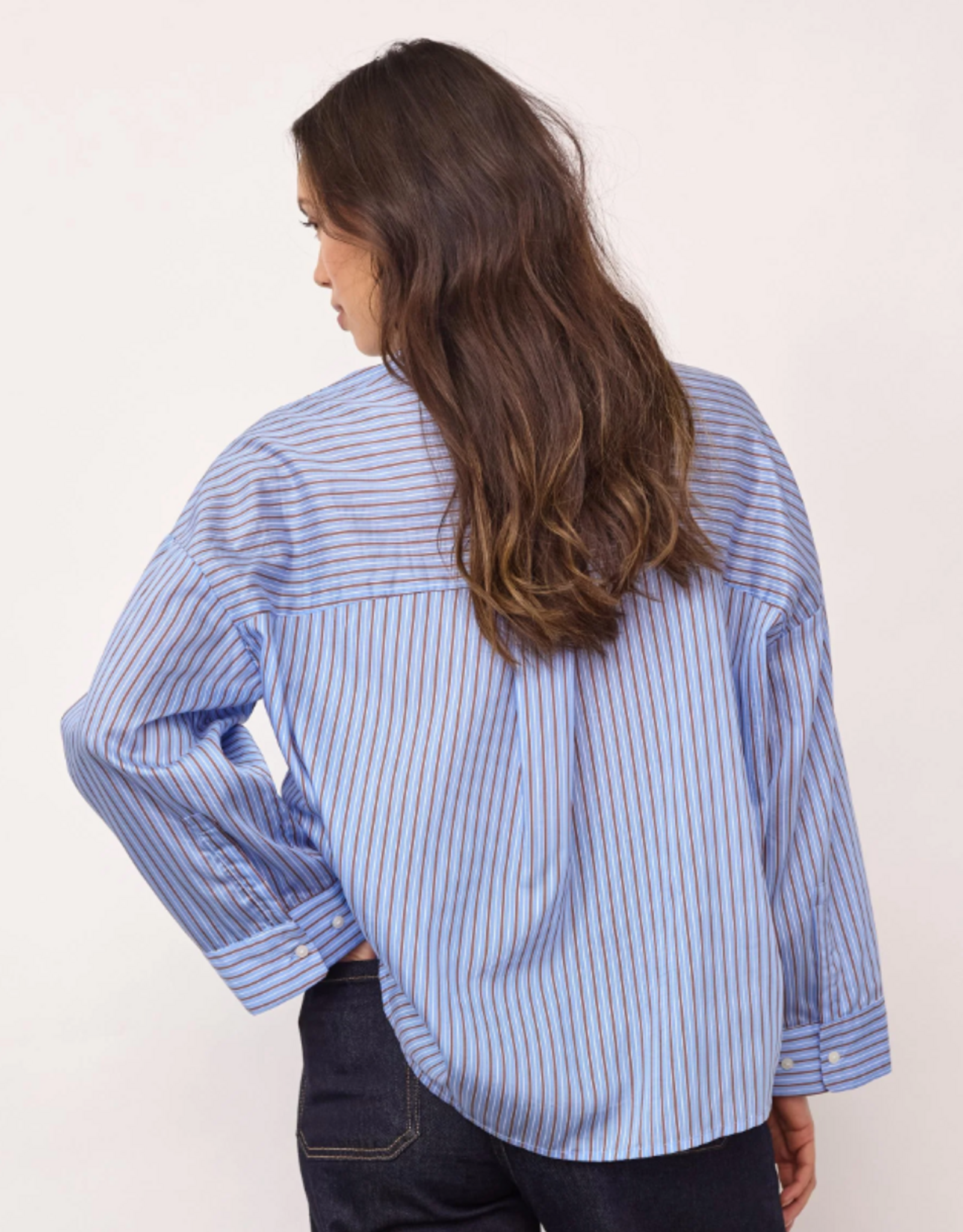 Co'Couture Anica LS Shirt Blue