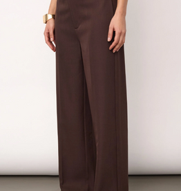 Co'Couture Luna Wide Pant Dark Brown L34