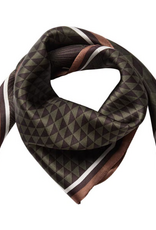 Co'Couture Shila Silk Scarf Brown
