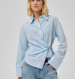 My Essential Wardrobe Bella Belt Shirt Angell Falls Stripe