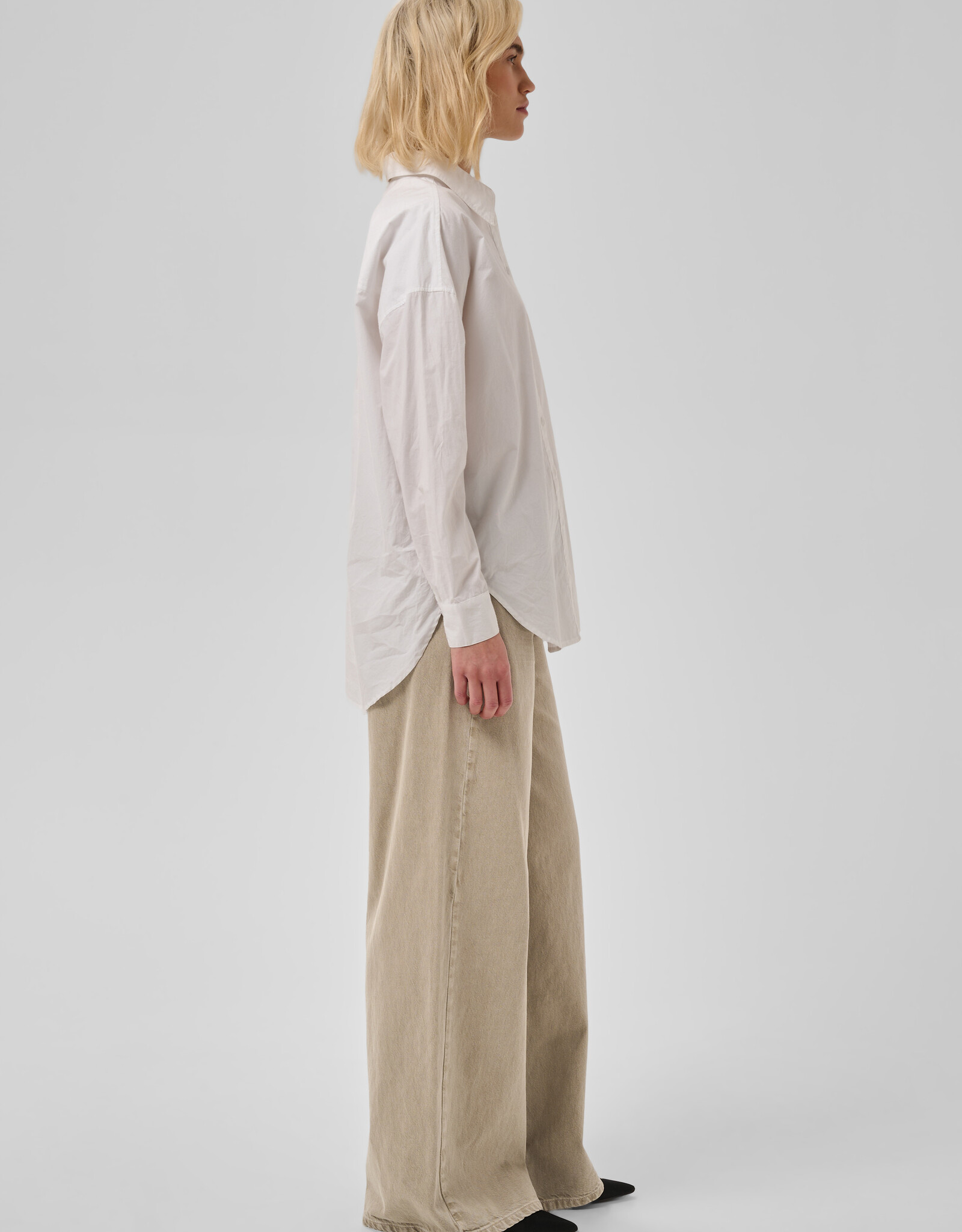 My Essential Wardrobe Karo 175 Mid X-Wide Silver Sage L32