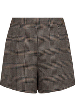 Co'Couture Veya Check Wrap Skort Brown