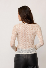 Co'Couture Barna O-Neck Blouse Off-White