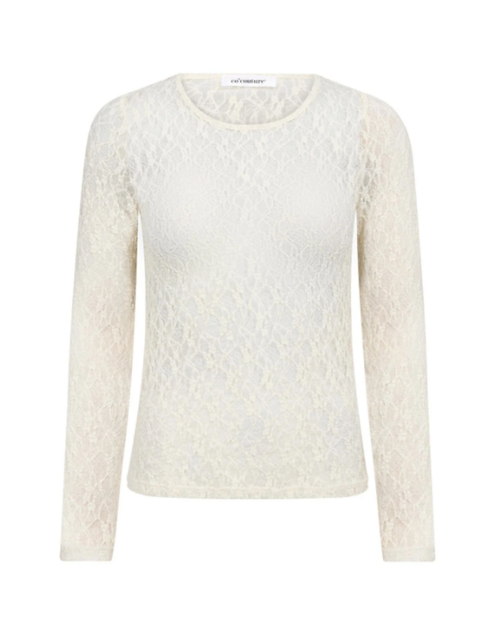 Co'Couture Barna O-Neck Blouse Off-White