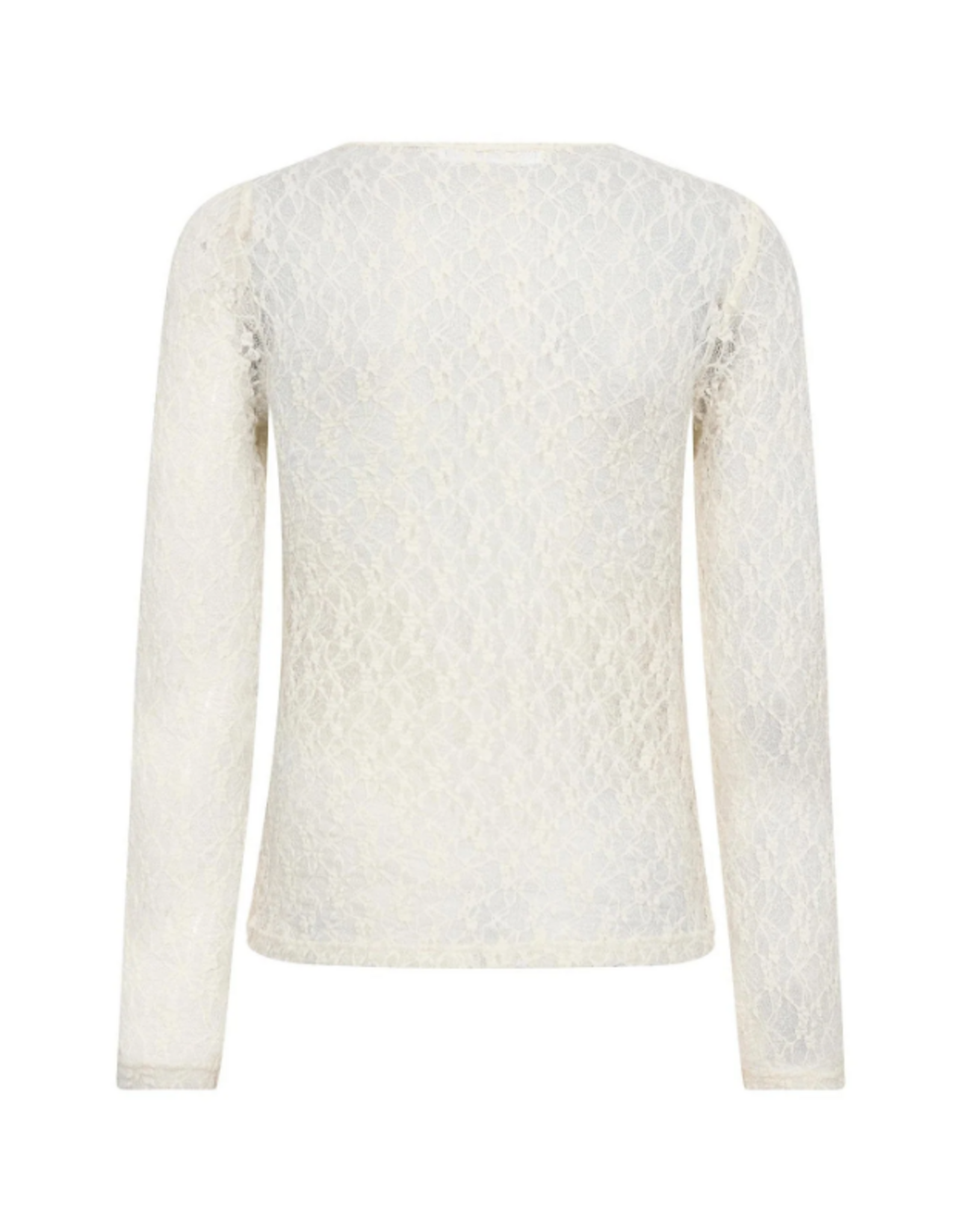 Co'Couture Barna O-Neck Blouse Off-White