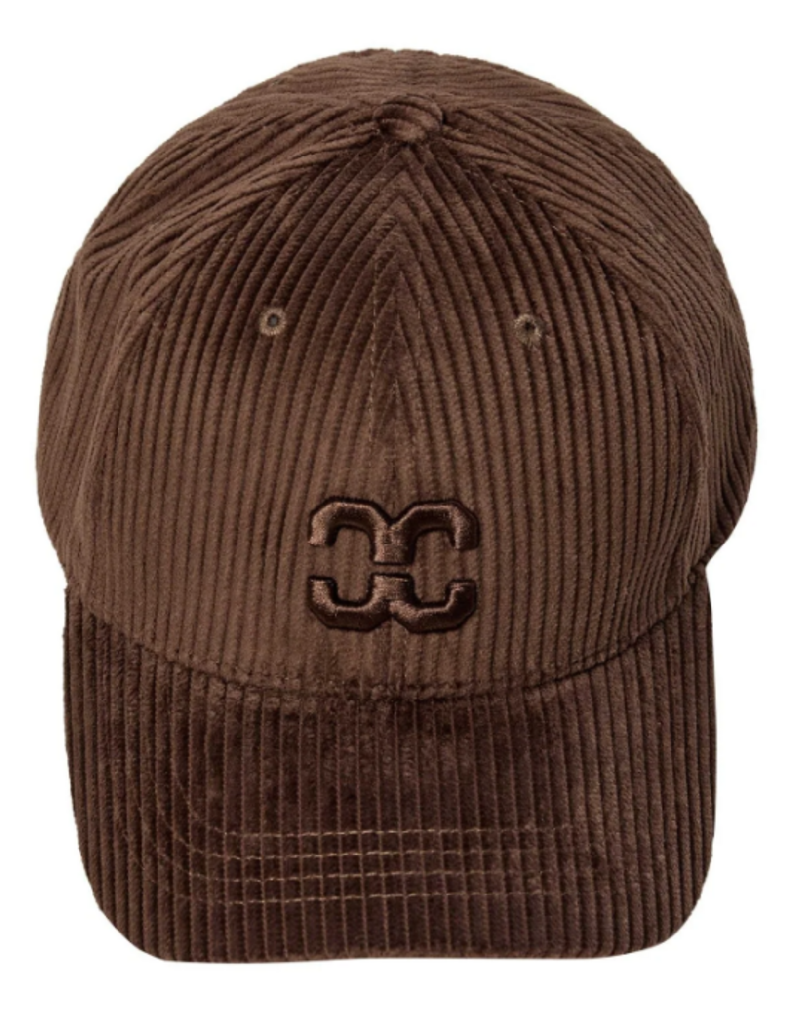 Co'Couture Sachi Cord Cap Dark Brown