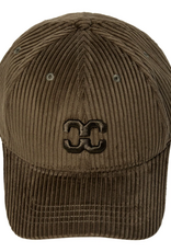 Co'Couture Sachi Cord Cap Olive