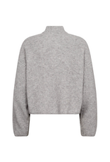 Co'Couture Row Utility Cardigan Grey Melange