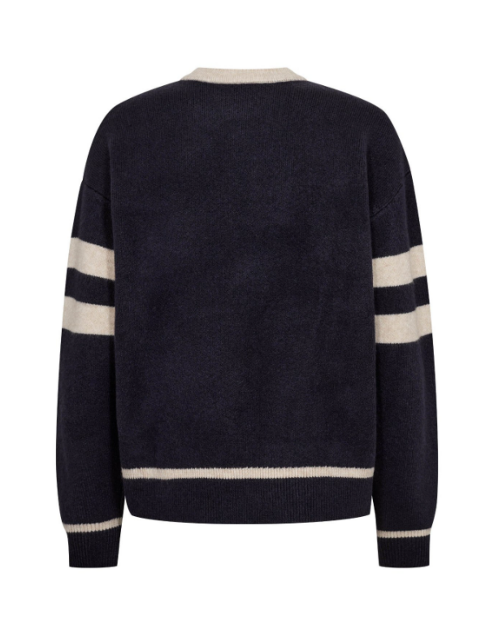 Co'Couture Row Coco Logo Knit Navy