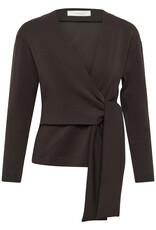 InWear Aggie Vincent Knot Blouse Chocolate Brown