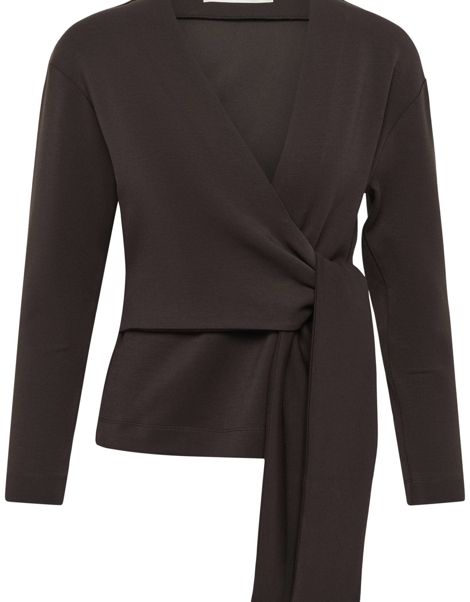 InWear Aggie Vincent Knot Blouse Chocolate Brown