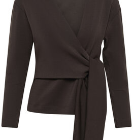 InWear Aggie Vincent Knot Blouse Chocolate Brown