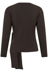 InWear Aggie Vincent Knot Blouse Chocolate Brown