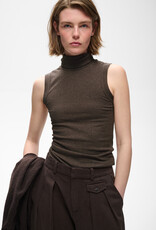 InWear Dagna Melange Rollneck Top Chocolate Brown