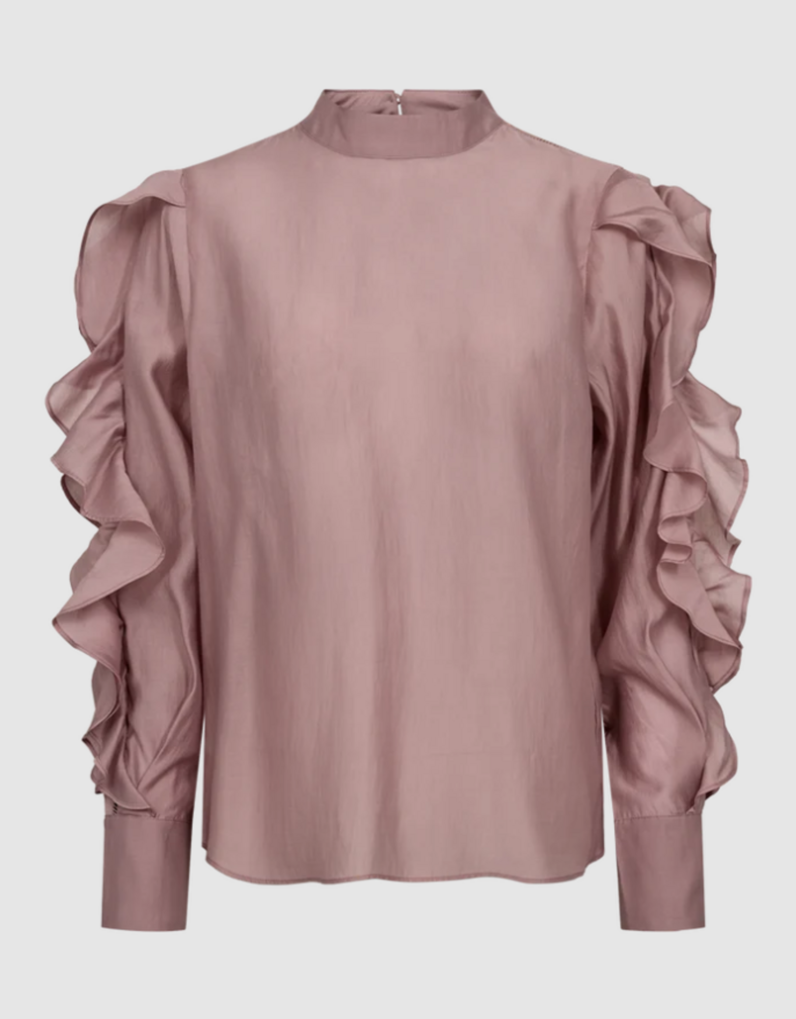 Cph Muse 211464 Molly Blouse Ruffels Woodrose