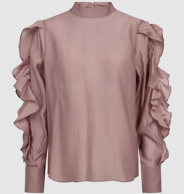 Cph Muse 211464 Molly Blouse Ruffels Woodrose