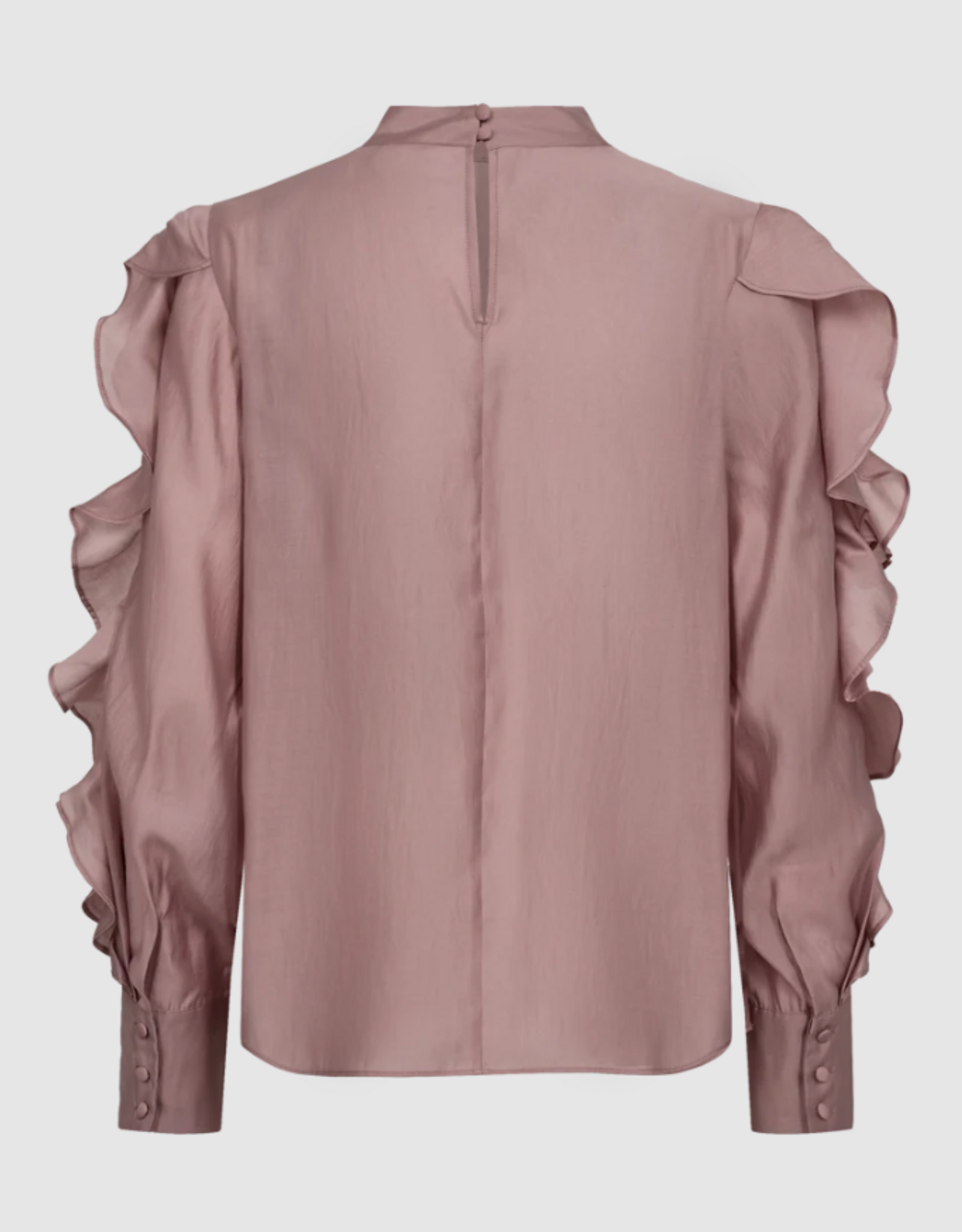 Cph Muse 211464 Molly Blouse Ruffels Woodrose