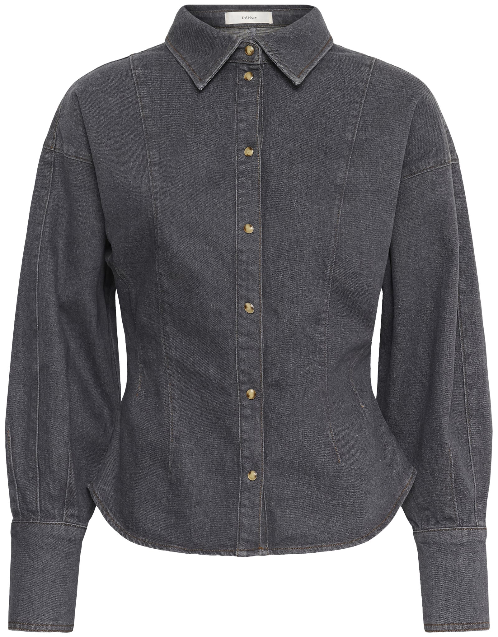 InWear Haruki Fitted Shirt Medium Grey