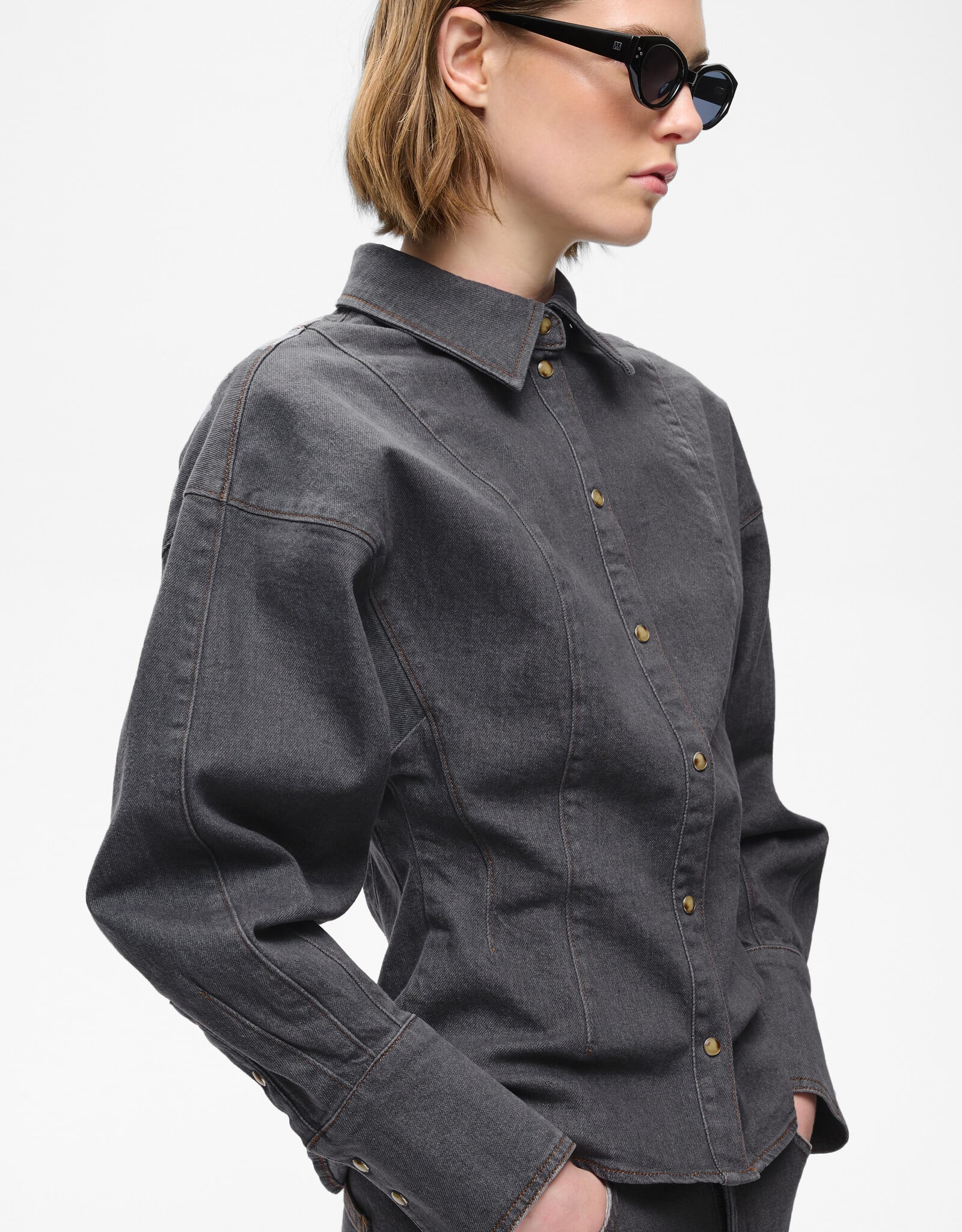 InWear Haruki Fitted Shirt Medium Grey