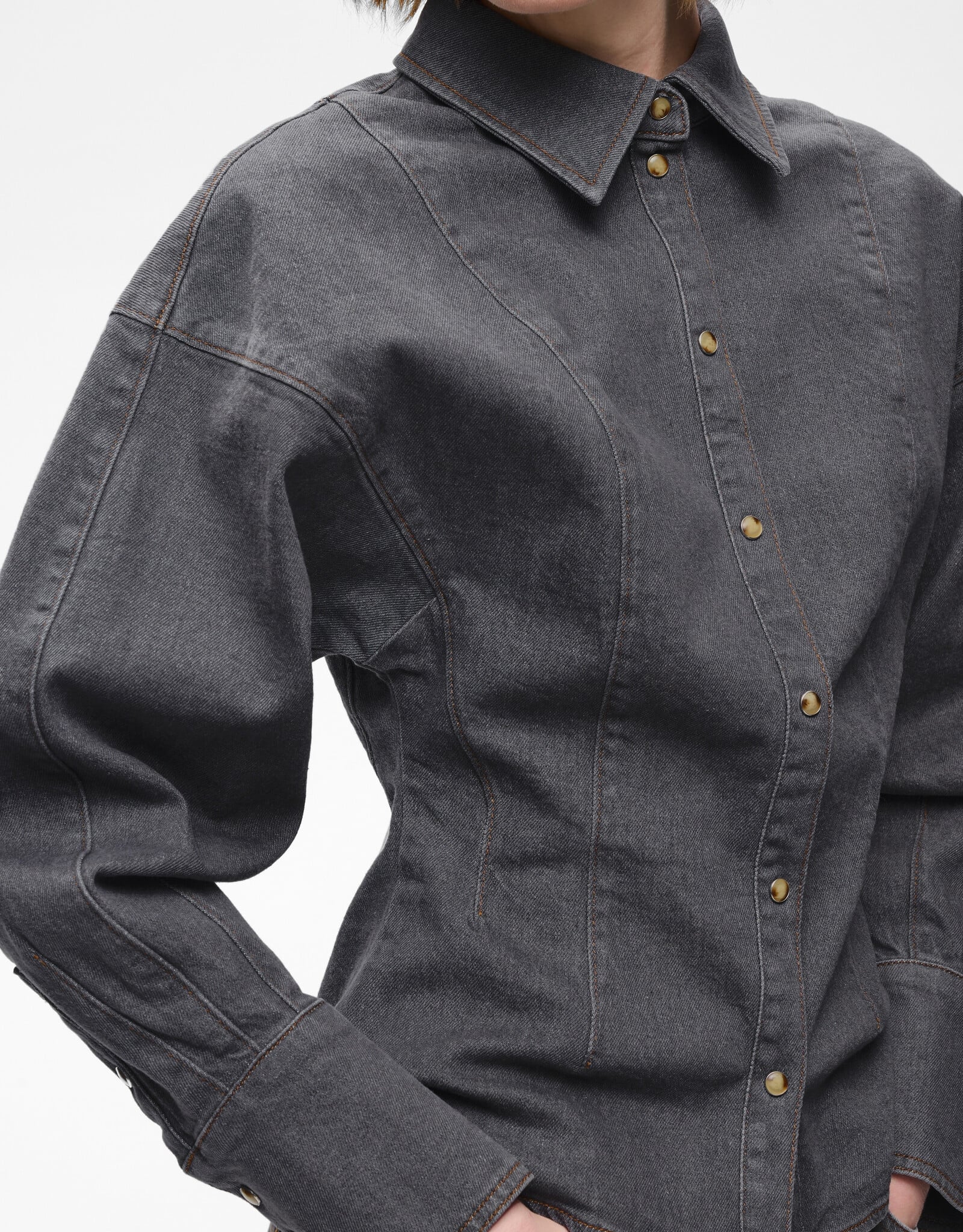 InWear Haruki Fitted Shirt Medium Grey