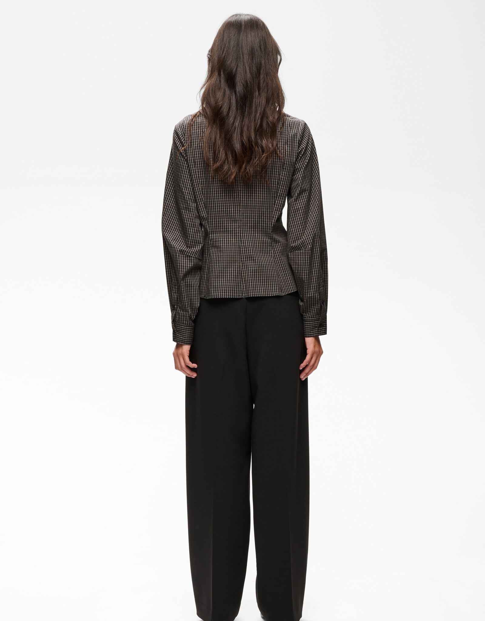 InWear Milles Fitted Shirt Black Graphite