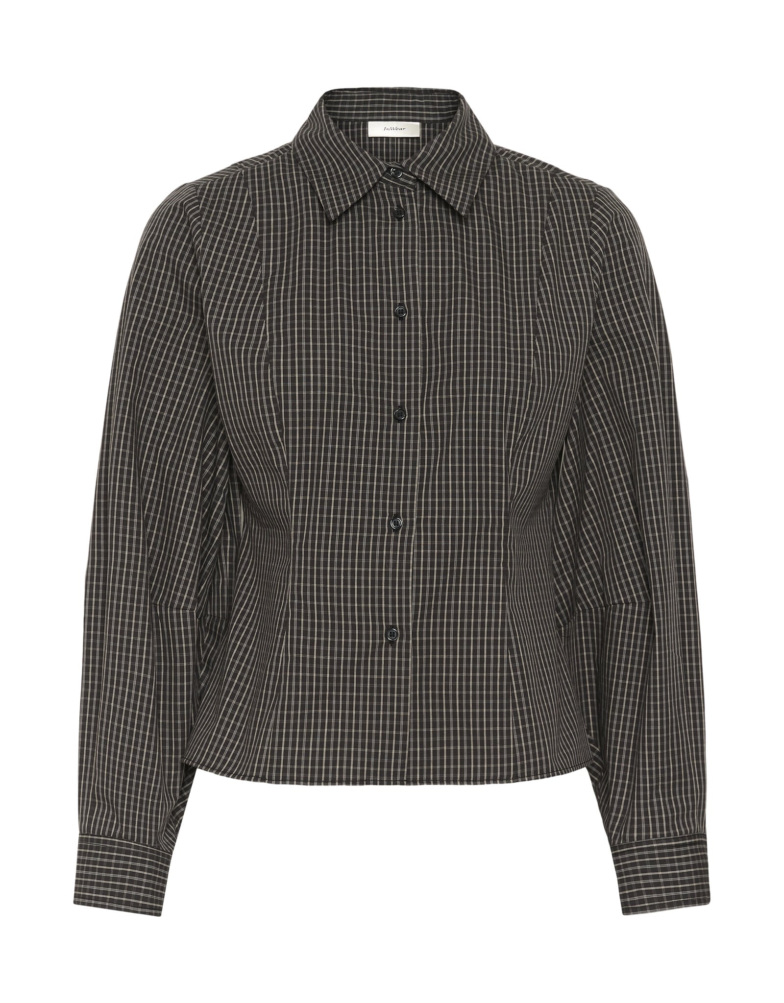 InWear Milles Fitted Shirt Black Graphite