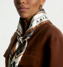 Aaiko Scarf Dark Mocha