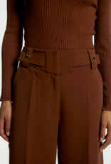 Aaiko Nore Button Trousers Sorrel Horse