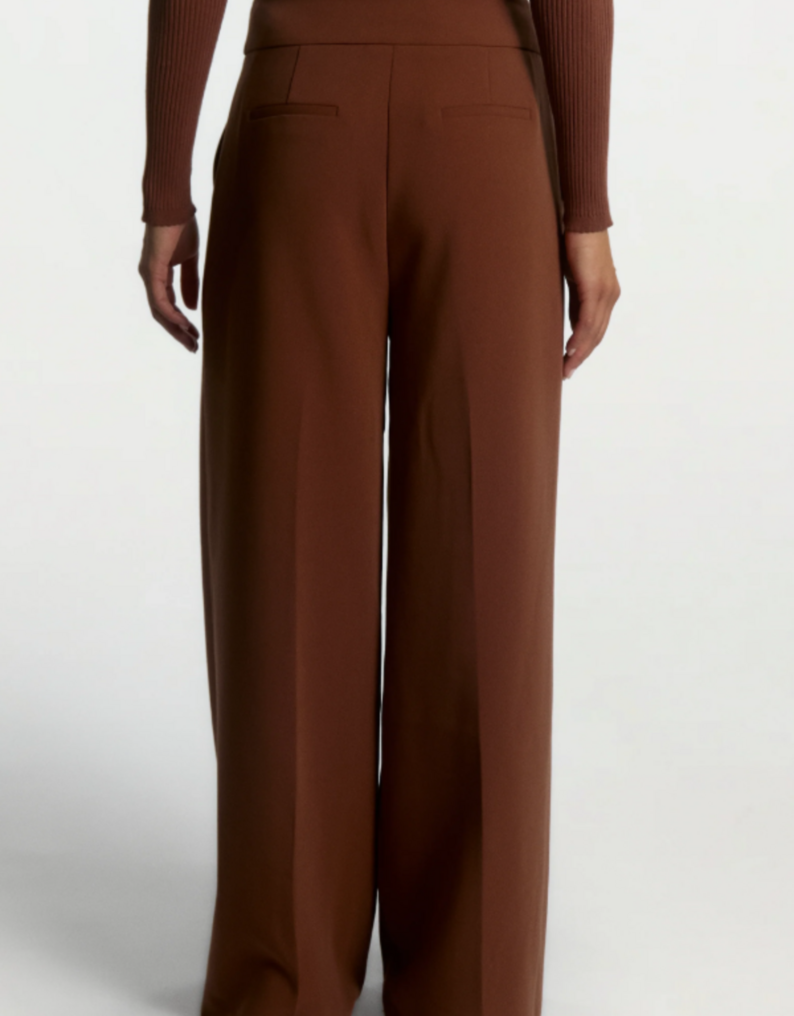 Aaiko Nore Button Trousers Sorrel Horse