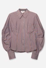 Aaiko Isabel Stripe Blouse Fudge