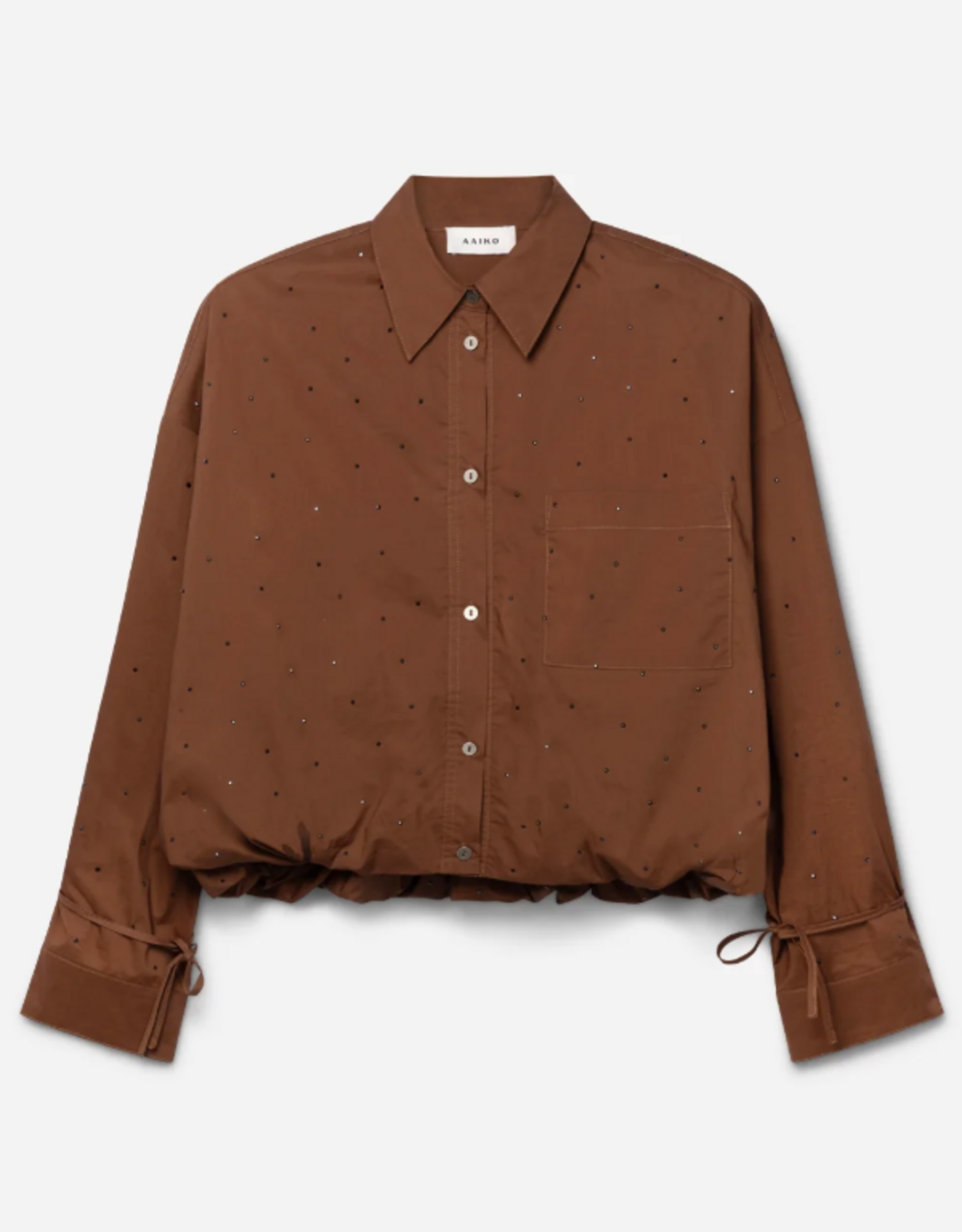 Aaiko Mikkie Strass Blouse Sorrel Horse