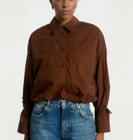Aaiko Mikkie Strass Blouse Sorrel Horse
