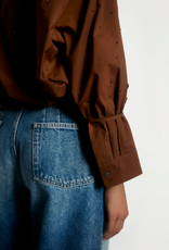 Aaiko Mikkie Strass Blouse Sorrel Horse