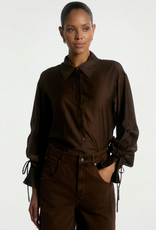 Aaiko Marel Blouse Dark Mocha