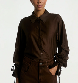 Aaiko Marel Blouse Dark Mocha