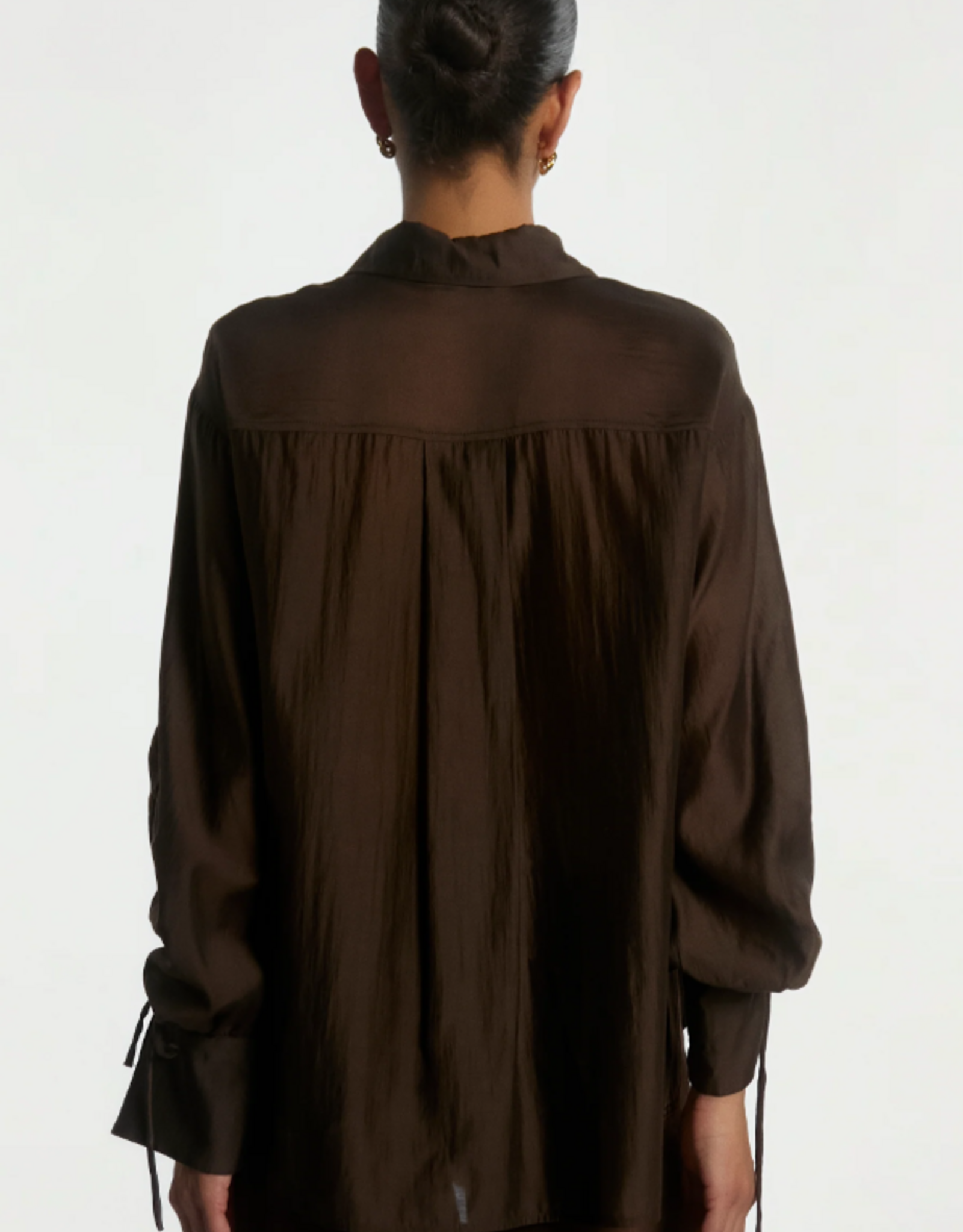 Aaiko Marel Blouse Dark Mocha