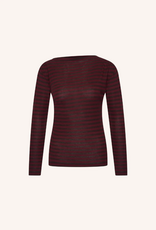 By Bar Leya Melange Stripe Top Pecan