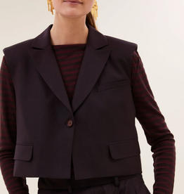 By Bar Bobi Gilet Dark Wine