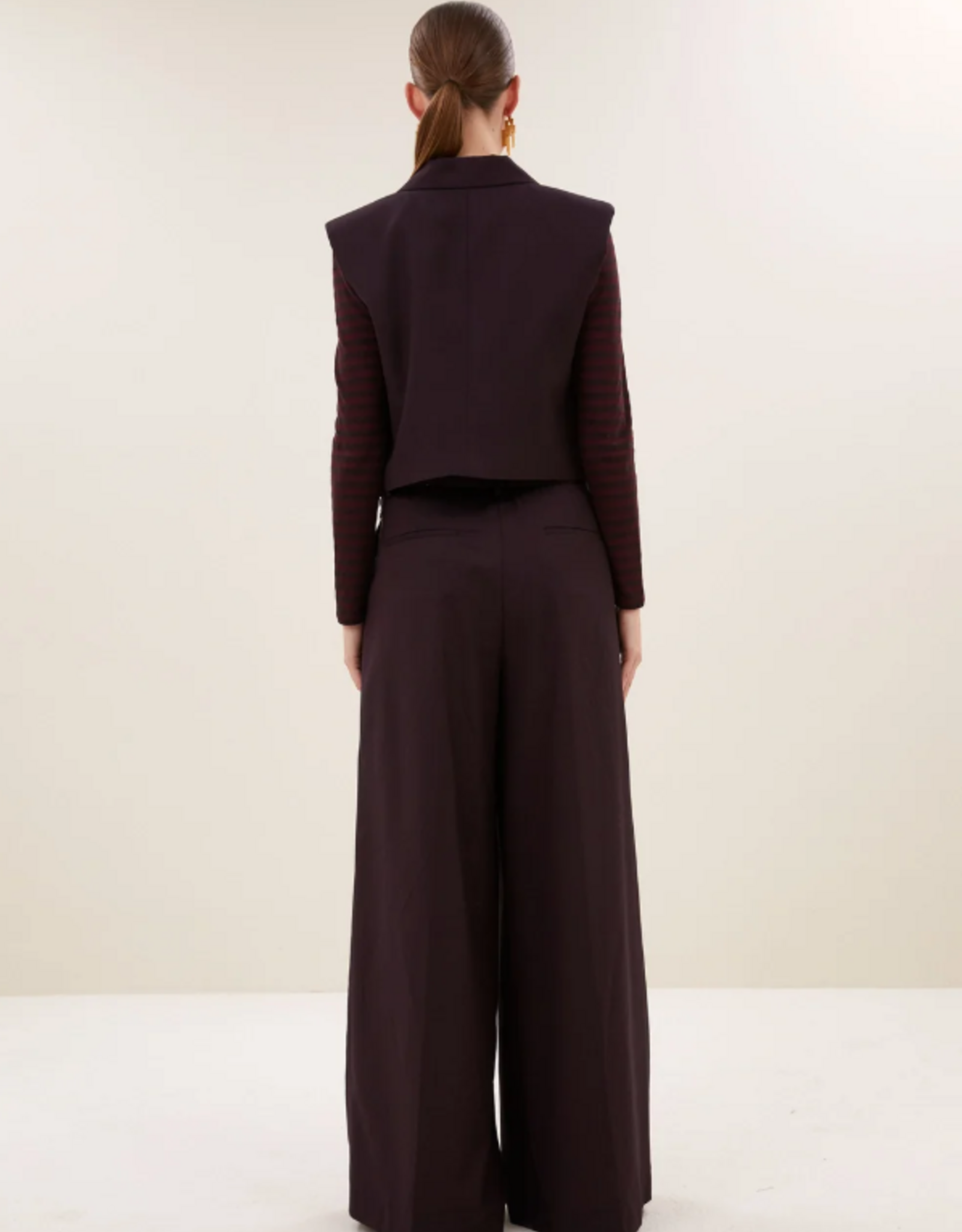 By Bar Bobi Gilet Dark Wine