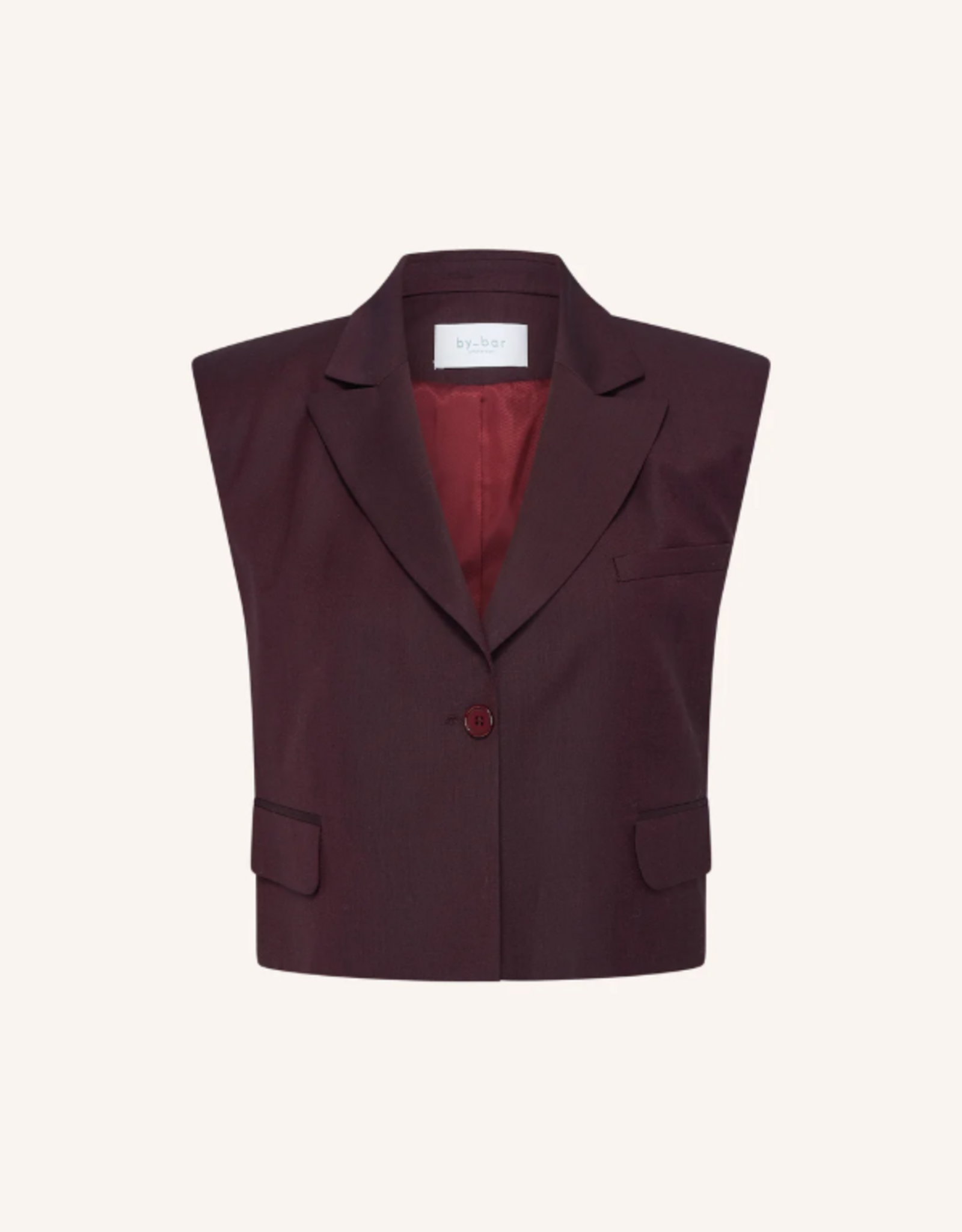 By Bar Bobi Gilet Dark Wine