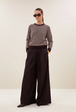 By Bar Sally Stripe Pullover Burgundy Chrush