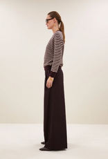 By Bar Sally Stripe Pullover Burgundy Chrush