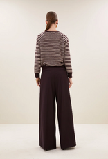 By Bar Sally Stripe Pullover Burgundy Chrush