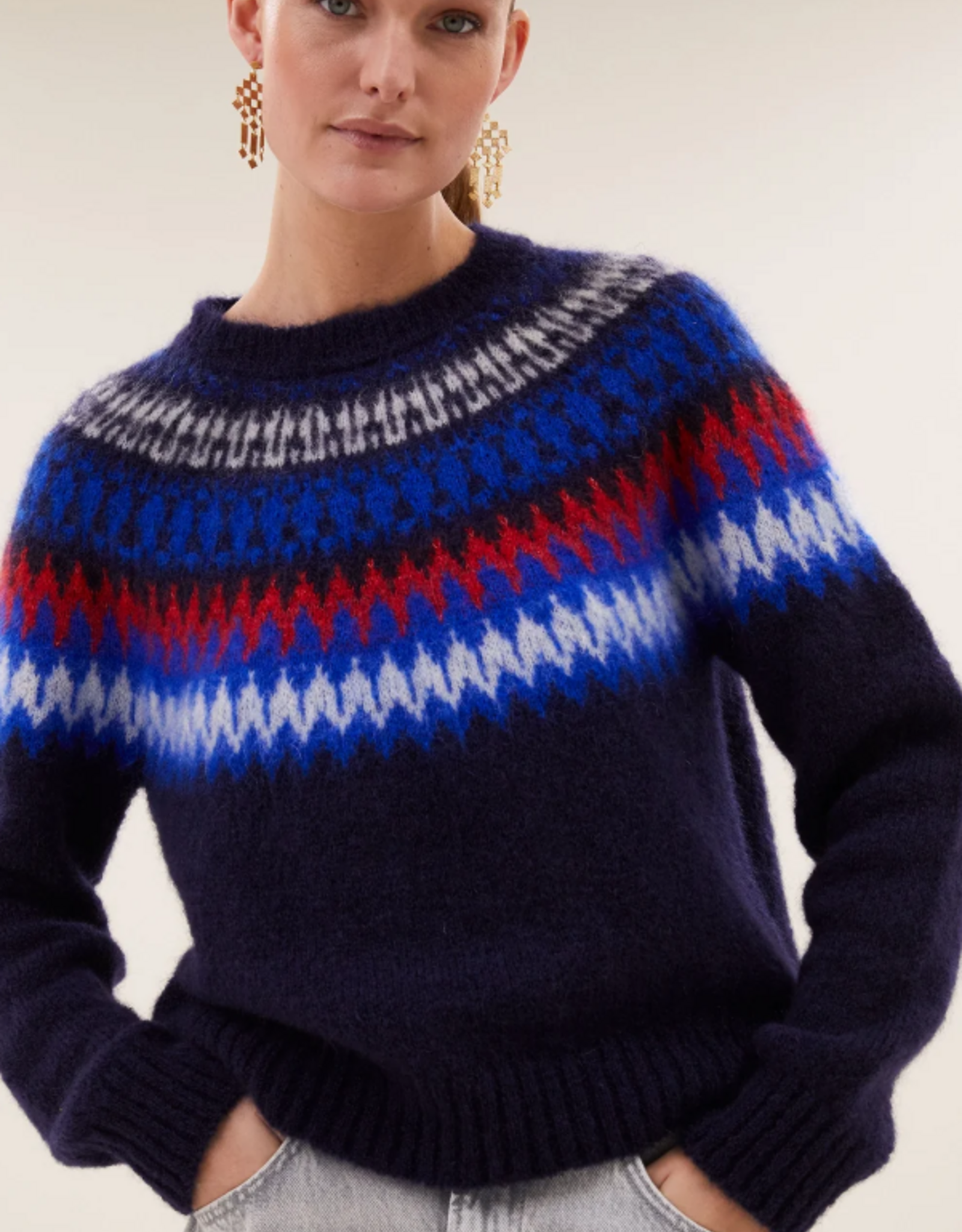 By Bar Jackie Pullover Midnight
